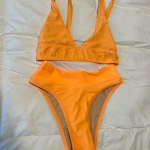 Gnash tangerine swimsuit